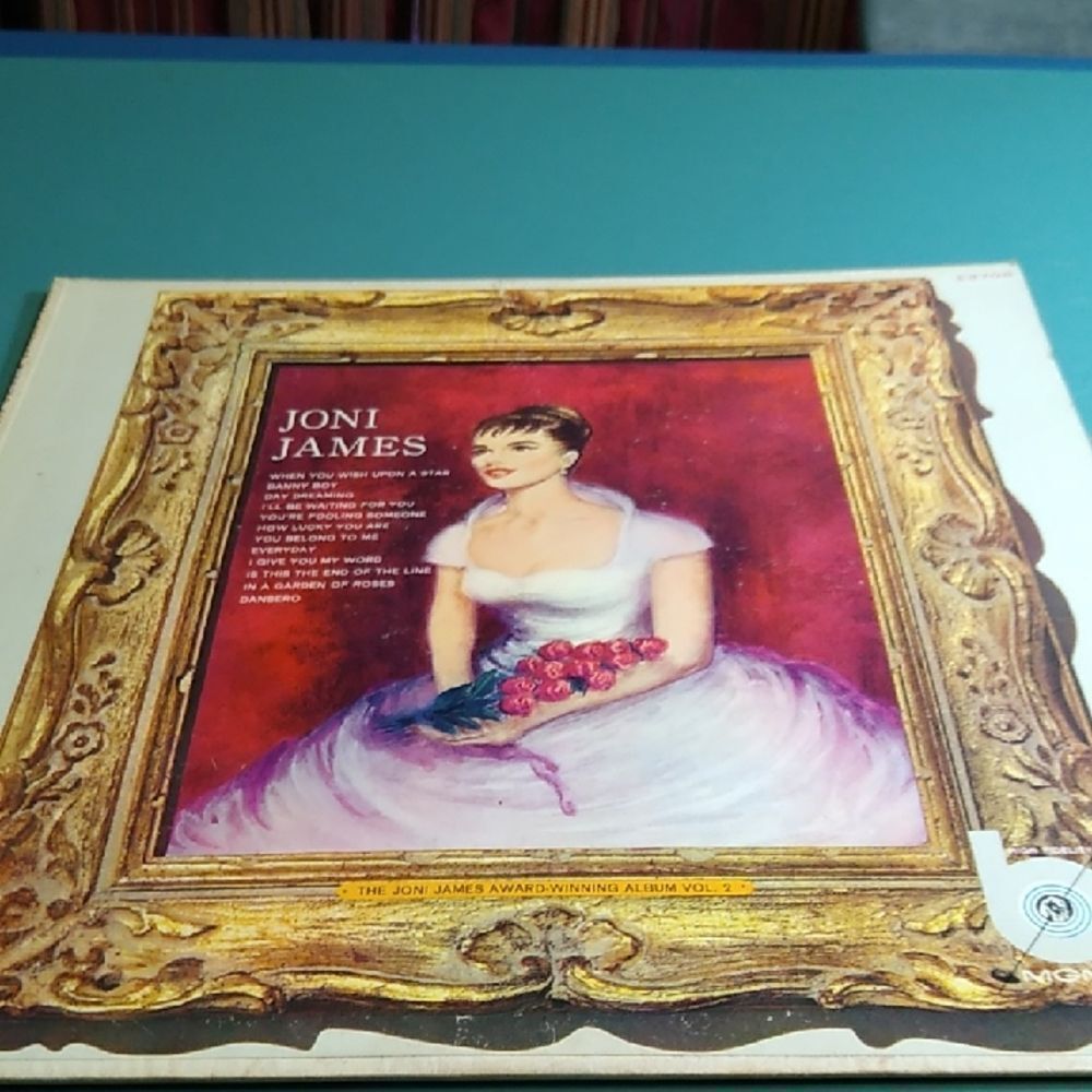 Joni James Album Cover Art - Gold Frame Vol.2